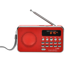 跨境货源L-938插卡音箱收音机 便携式老年音响 音乐随身播放器