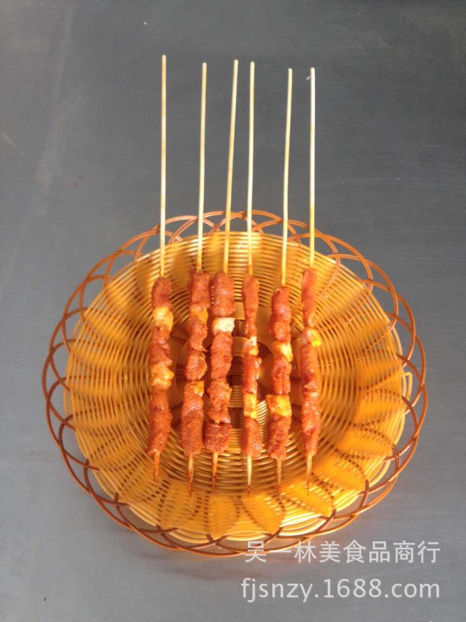 35克阿里山小肉串 烧烤肉串批发 骨肉相连肉串 冷冻肉串