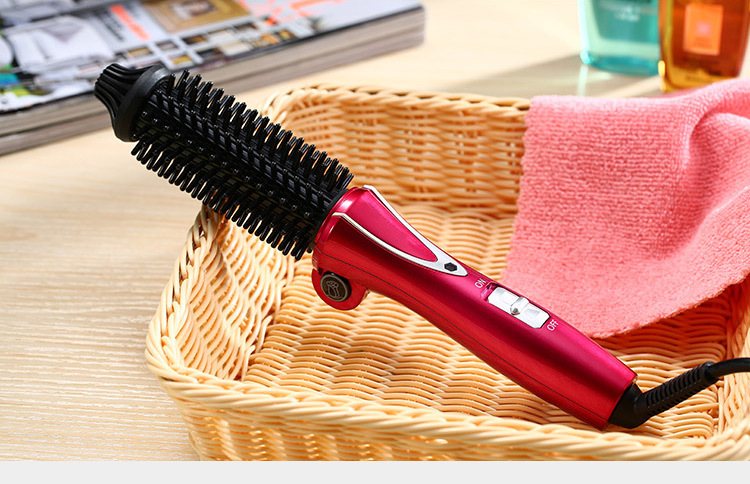 折叠卷发器陶瓷电卷梳短发梳子直发内扣造型护发旅行便携卷发棒