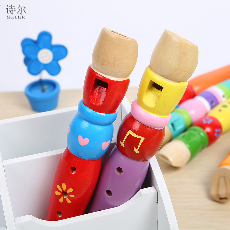 厂家直销 奥尔夫乐器木制小短笛 儿童益智趣味玩具 爆款推荐