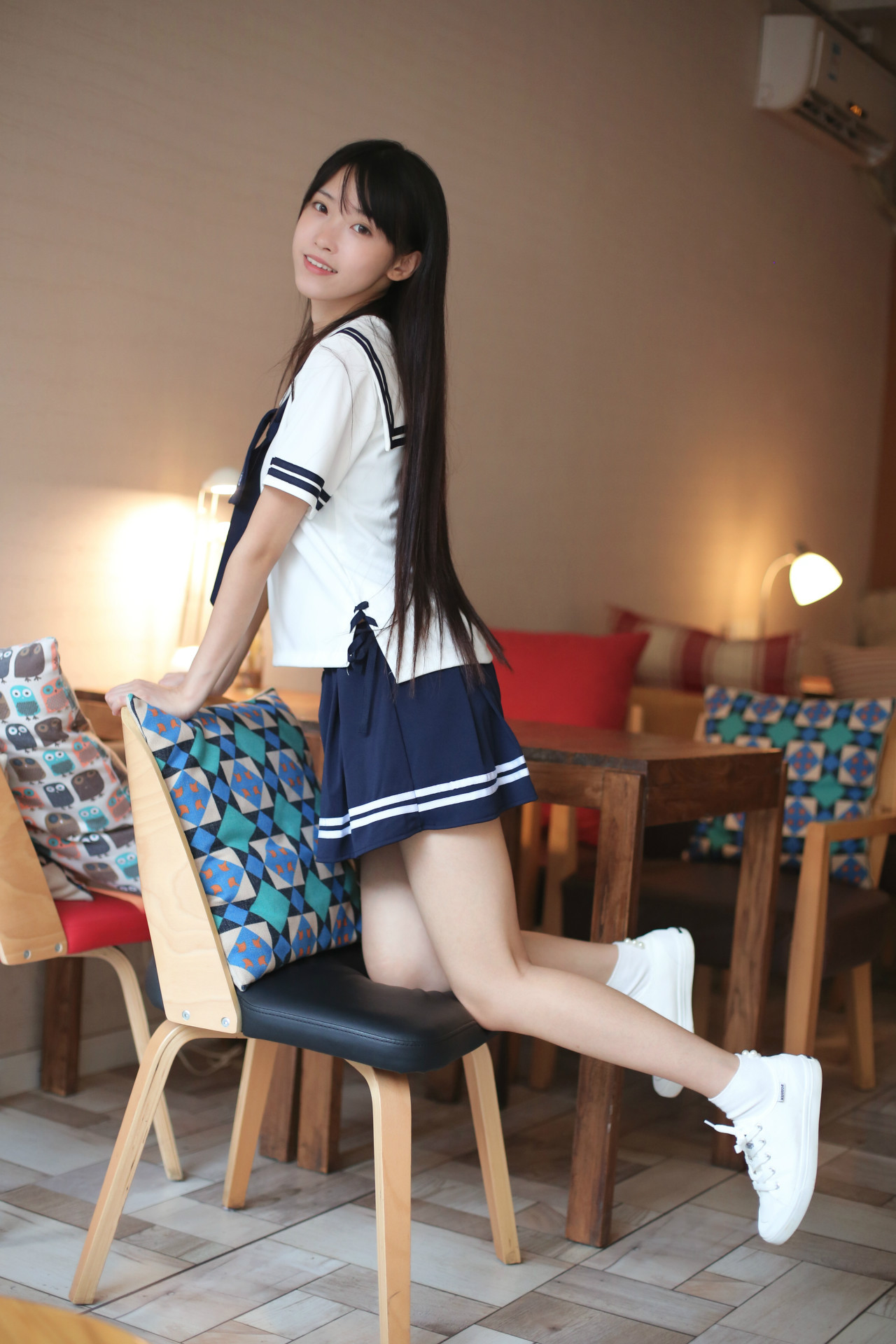 新款水手服海军风jk制服学生装毕业班服学院风套装 毕业摄影