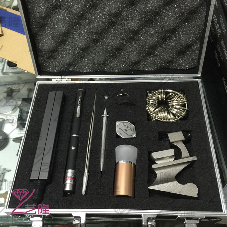 艺隆厂家直销钻石专业鉴定工具套装/珠宝检测/便携导购仪器看货箱
