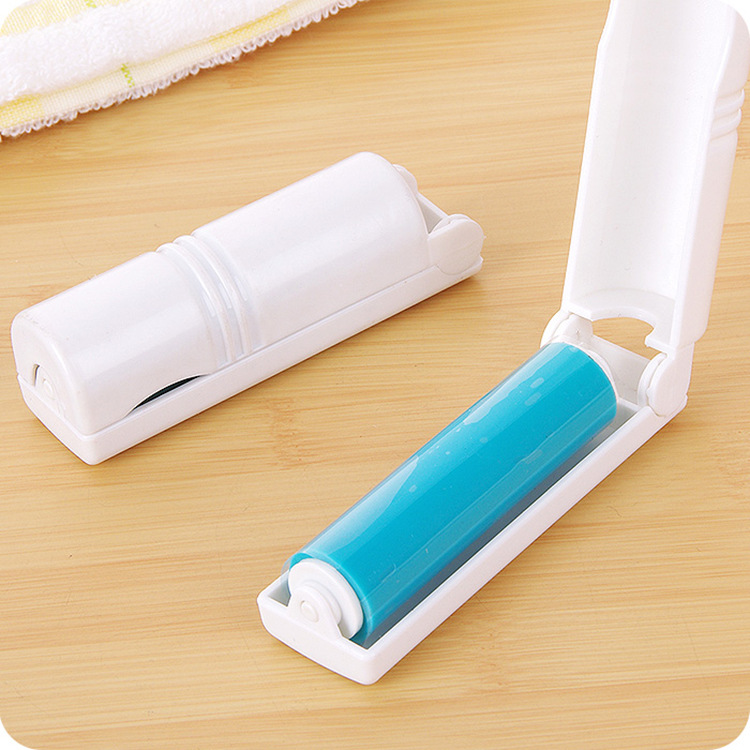 Clothes Washable Portable Dust Collector Lent Remover Electrostatic Removal Sticky Hair Hair Removal Brush Clothes Lint Roller Wool Cleaning Roller