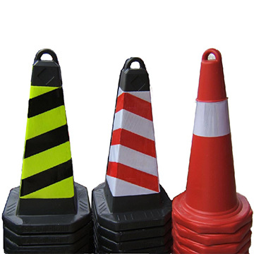 交通路锥 反光锥 方锥 锥形标 交通路标 橡胶重锥 塑料三角锥