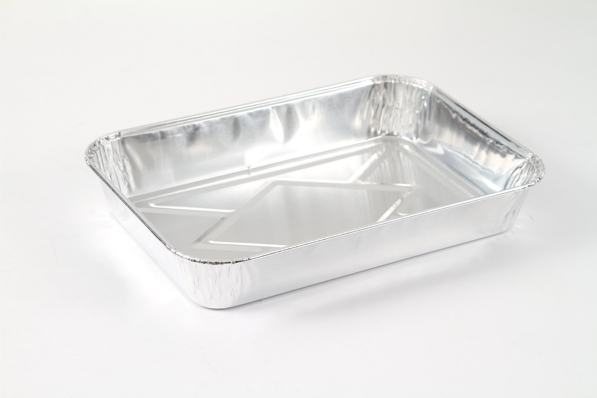 东美750毫升锡纸盒一次性饭盒方形焗饭铝箔盒外卖打包铝箔盒