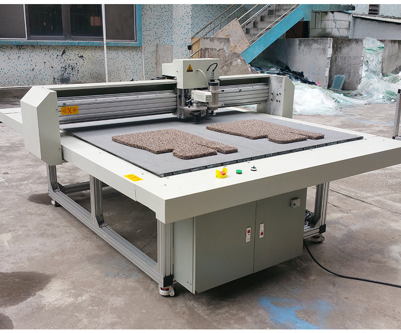 汽车丝圈脚垫坐套真皮切割机 高品质切割设备 脚垫切割机直销