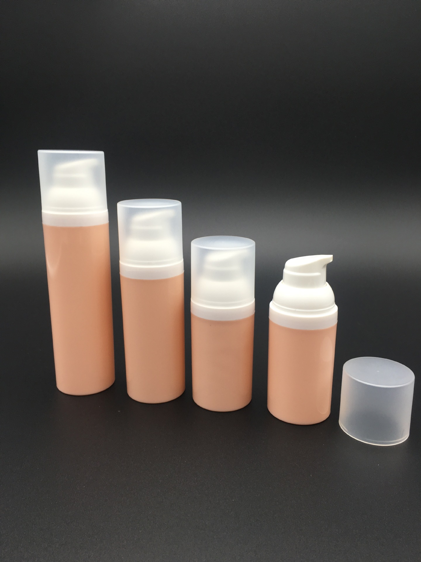 30ml 50ml 80ml卡扣真空瓶 pp卡扣真空瓶