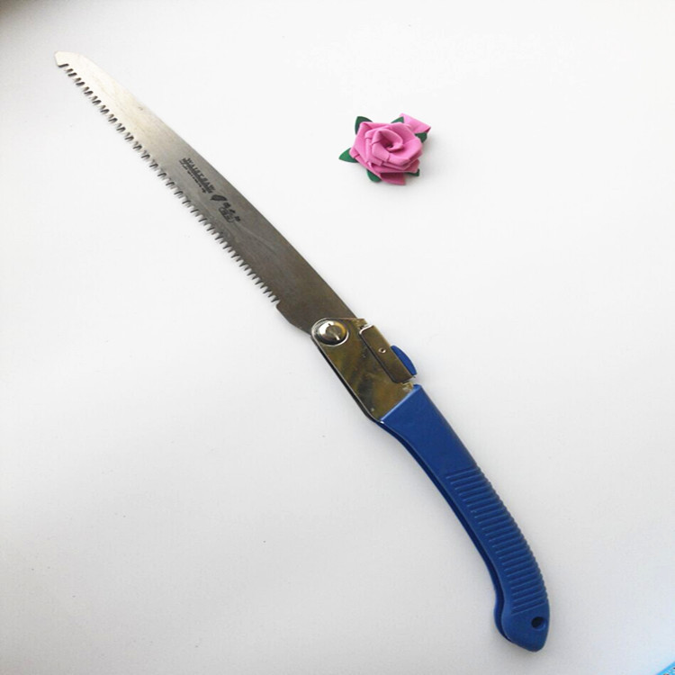 折叠果树锯270mm小手锯 两面磨齿折叠据 磨齿伐木园林锯