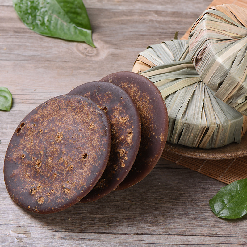 云南古法黑糖甘蔗手工小碗红糖 叶子红糖 叶子糖 月子红糖300g/个