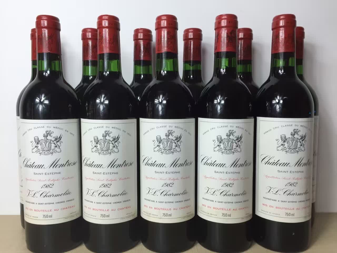 chateau montrose1982年玫瑰山庄干红葡萄酒82年名庄红酒