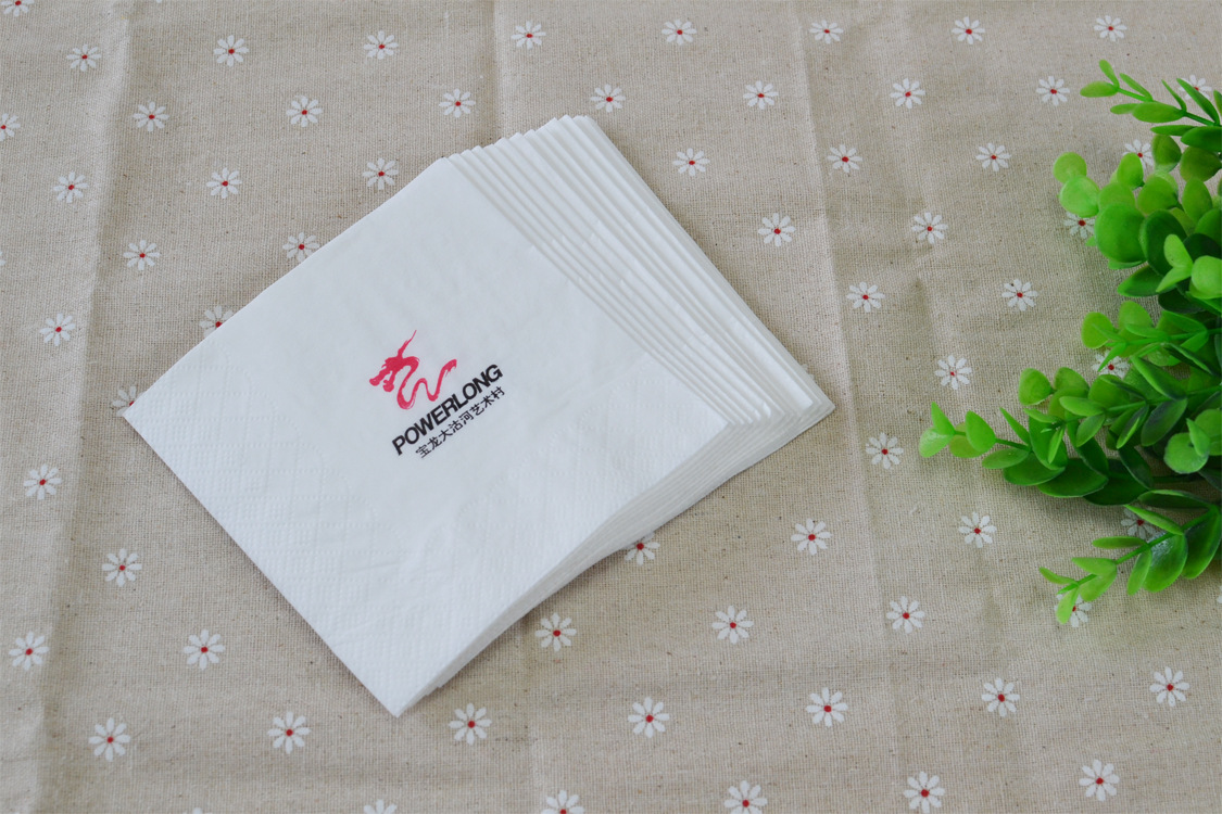 餐巾纸定制印logo 275西餐厅专用纸巾2层230纯木浆纸巾 330餐巾纸