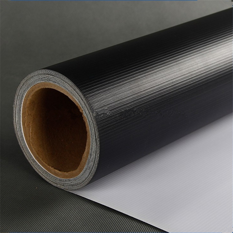 黑白灯布 黑底灯布 黑白喷绘布