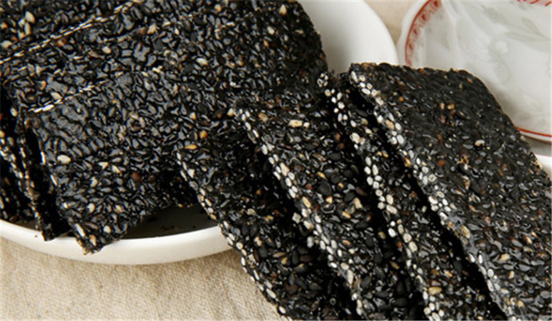 杨家麻片 白芝麻片/黑芝麻片10斤/件 休闲零食品批发