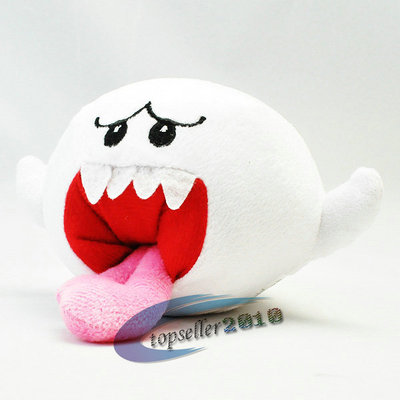 super mario 马里奥 超级玛丽 白色幽灵 毛绒公仔 m7