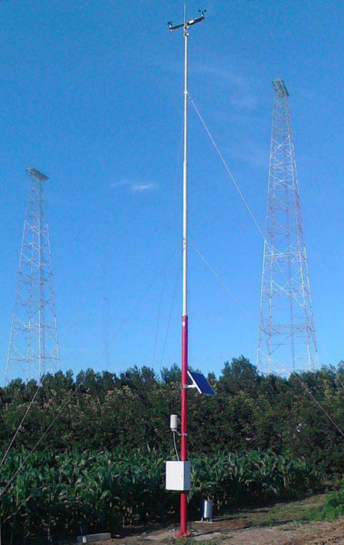 气象站支架 气象风杆支架 2.5m/3.5m/10m三种高度可选