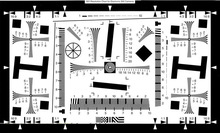 标准 2X ISO12233分辨率测试卡（40cm x71.1 cm ）送测试软件