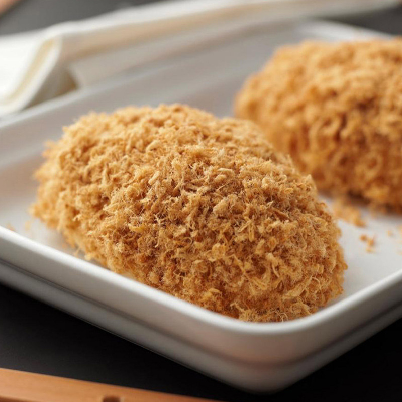 涨潮海味 海鲜特产 罐装批发 香辣鱼肉松128克