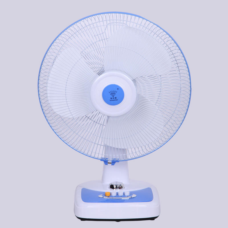钻石牌电风扇ft402静音台式风扇摇头台扇家用风扇定时电扇