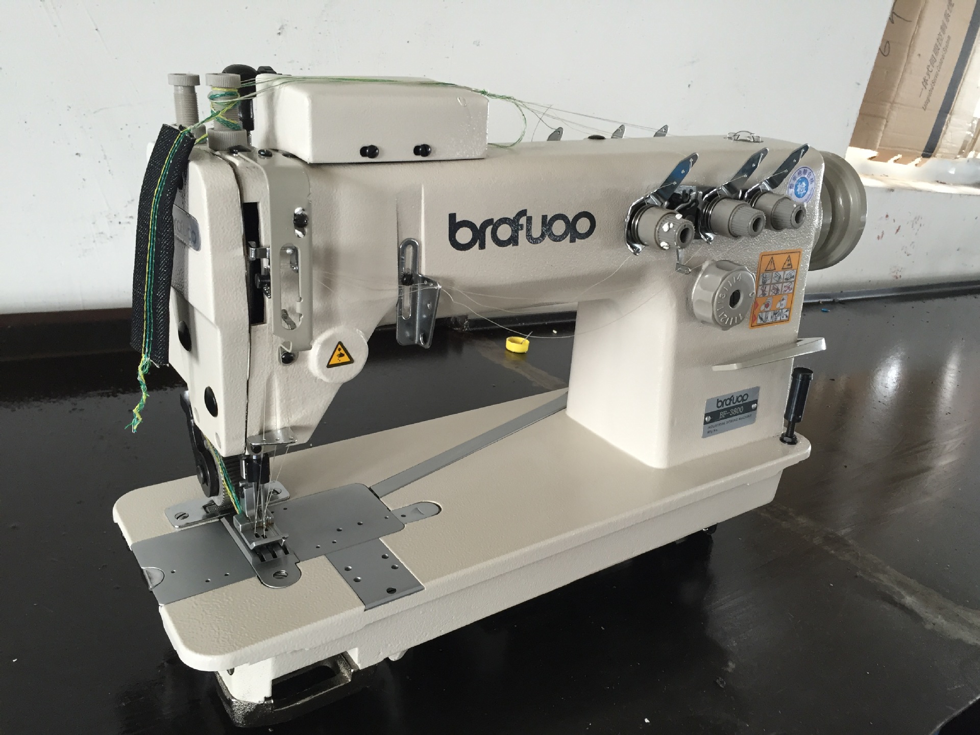 直销3800双针三针链式平缝机 工业缝纫机 缝纫机 缝纫设备