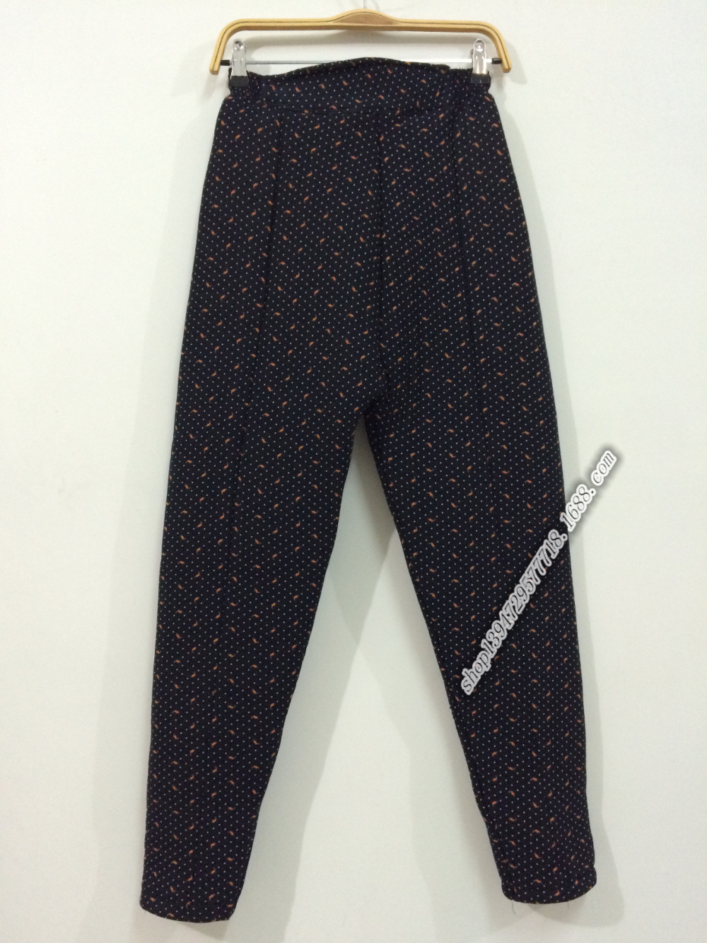 驼绒棉裤女高腰加绒加厚老人三层保暖裤冬季大码宽松中老年棉裤