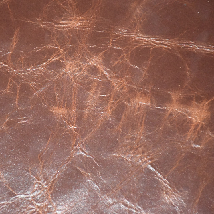 头层油腊家私沙发牛皮现货 棕色裂纹油腊家私真皮皮料 整张牛皮革