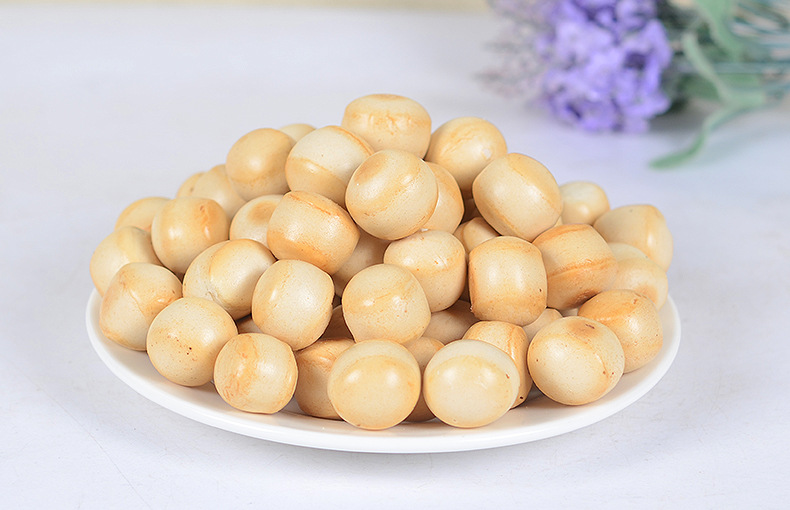 自然派 水泡饼干儿童饼干休闲零食品批发200克*24袋/箱
