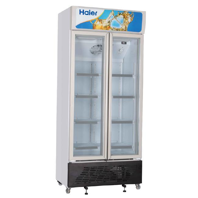 haier/海尔 sc-450g海尔冰柜冷柜 立式冷藏柜水果保鲜柜 展示柜