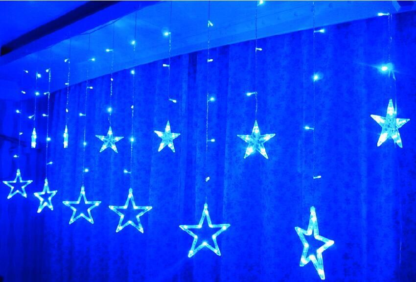 12个五角星蓝色