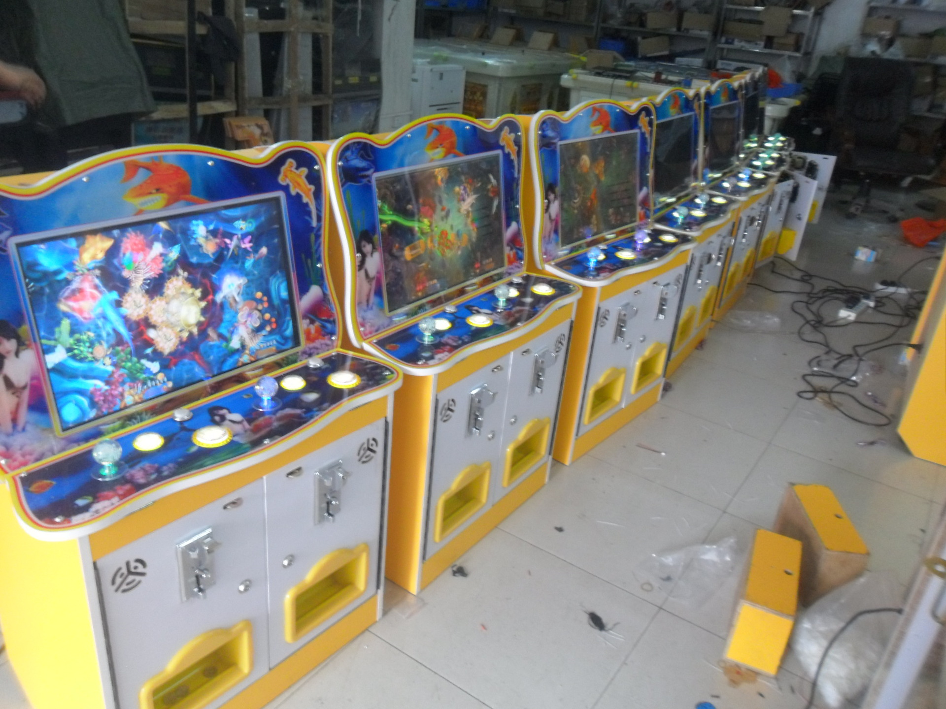 扑鱼游戏机主机双人25寸版儿童娱乐双人扑鱼游戏主机