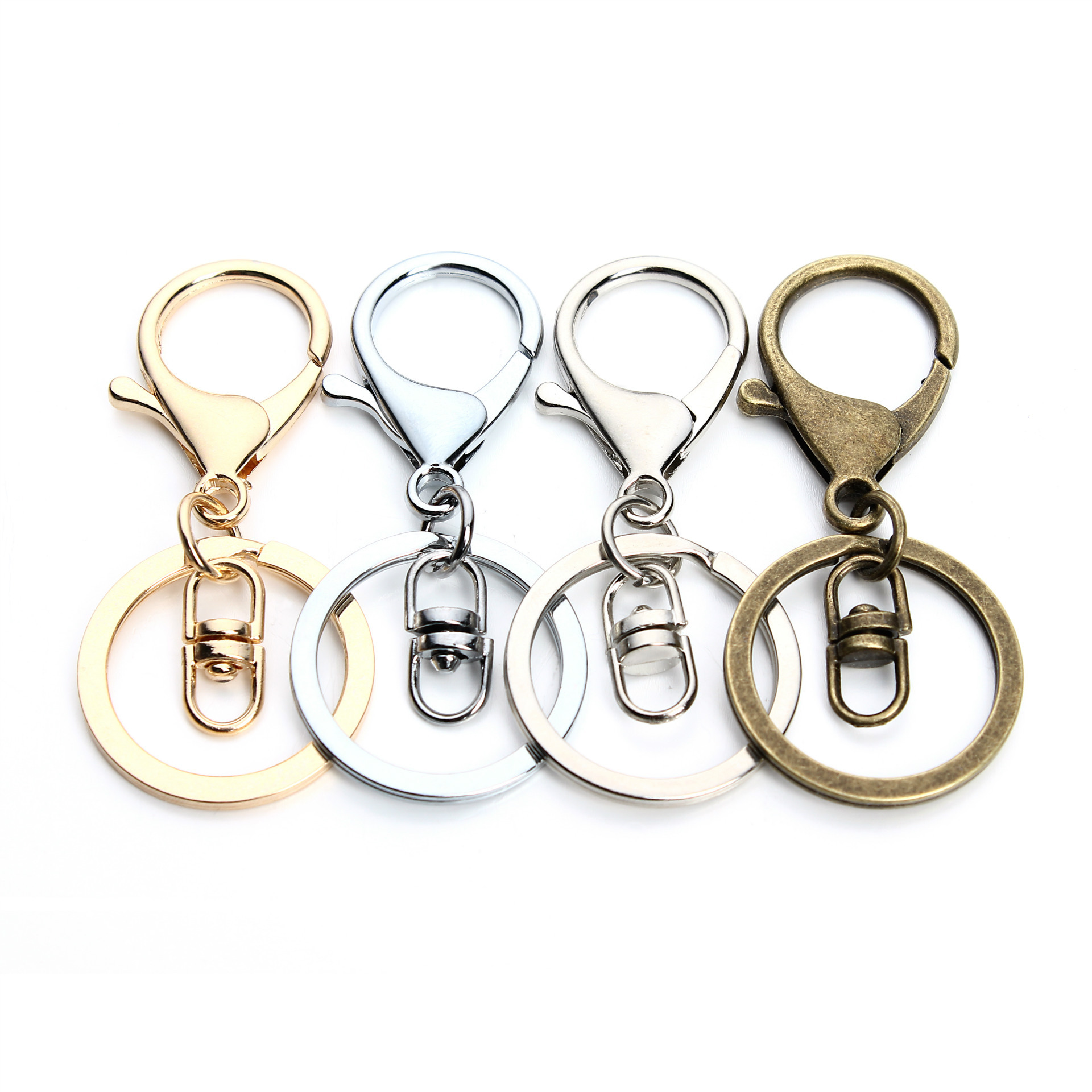 挂腰小挂扣 虾米扣 弹弓扣 钥匙扣圈钥匙链配件带8字圈 f3483