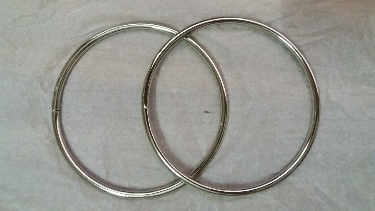 厂家直销价廉物美铁圆环手挽线扣 圆圈手提 大圈 2 3 4 5寸圆圈