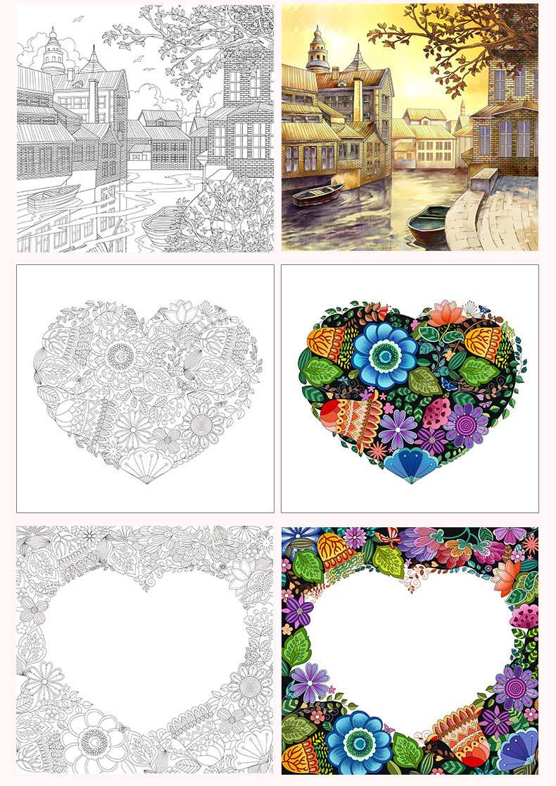 现货包邮 神秘花园赠18色涂色彩铅 畅销-书籍