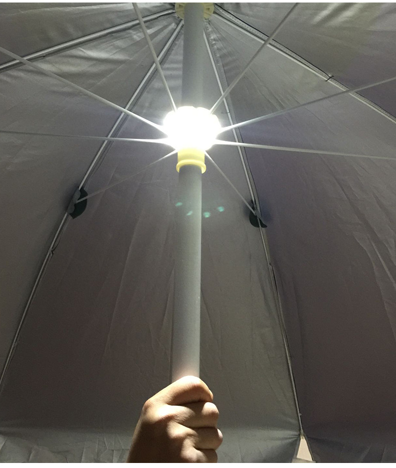 厂家高科技创意新款多功能太阳能伞创意充电式庭院伞