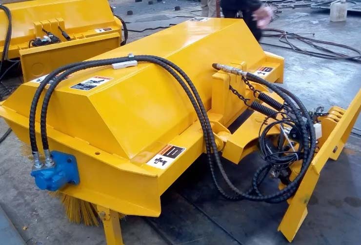 装载机扫雪机械 铲车装载机扫雪清扫器 国标铲车扫雪机