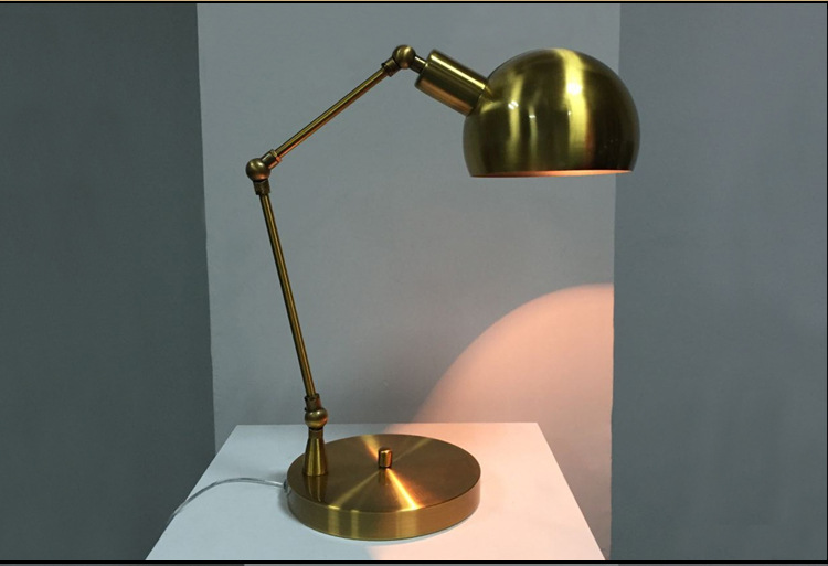 新款台灯 铁制工艺风台灯 高端品质台灯 灯饰定制厂家 ml1001