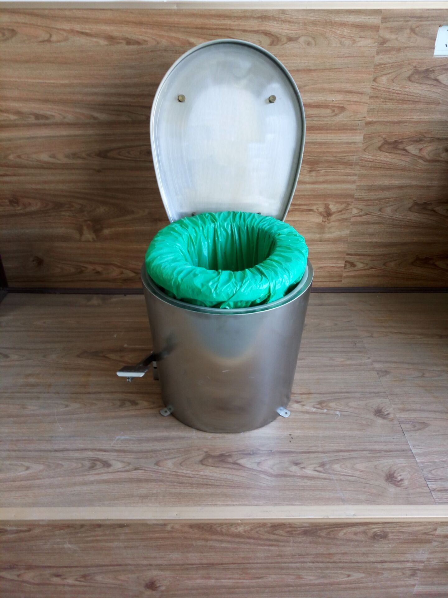 不锈钢打包坐便 机械打包坐便器 袋子坐便器 南皮普森公司 厕具