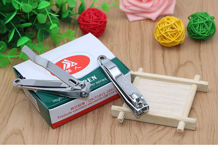 强人牌大号618指甲剪带锉刀指甲钳特指甲刀指甲剪 进口不锈钢批发