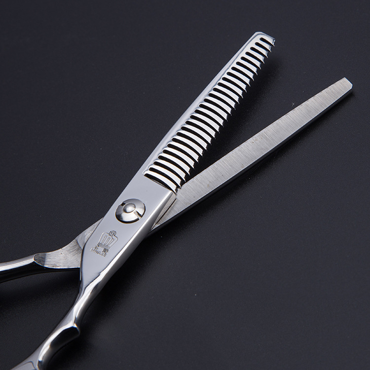 名爵3个齿牙剪发剪刀 限量 理发剪刀 美发剪刀出口牙剪打薄剪批发