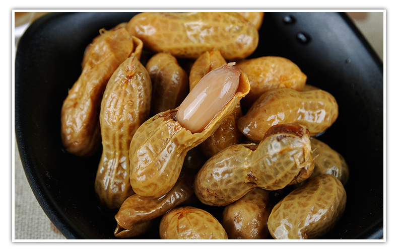 热销零食故事卤汁花生10斤/箱 休闲水煮花生坚果食品批发