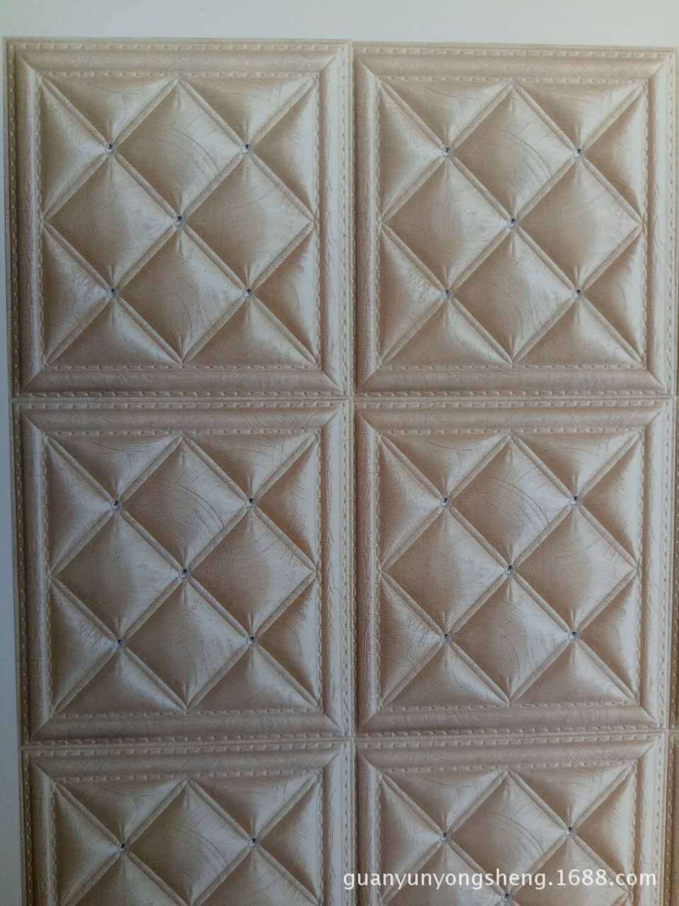 厂家定制皮雕软包背景墙客厅电视墙卧室床头欧式皮革软包