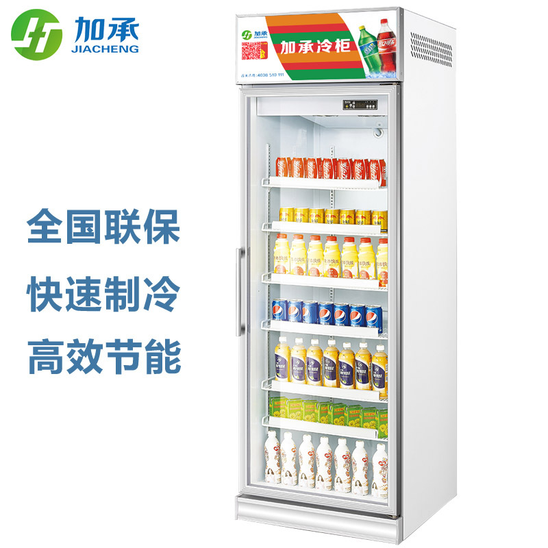 加承饮料柜 商用冷藏展示柜 立式冷饮柜 超市冰箱陈列柜 饮品冷柜