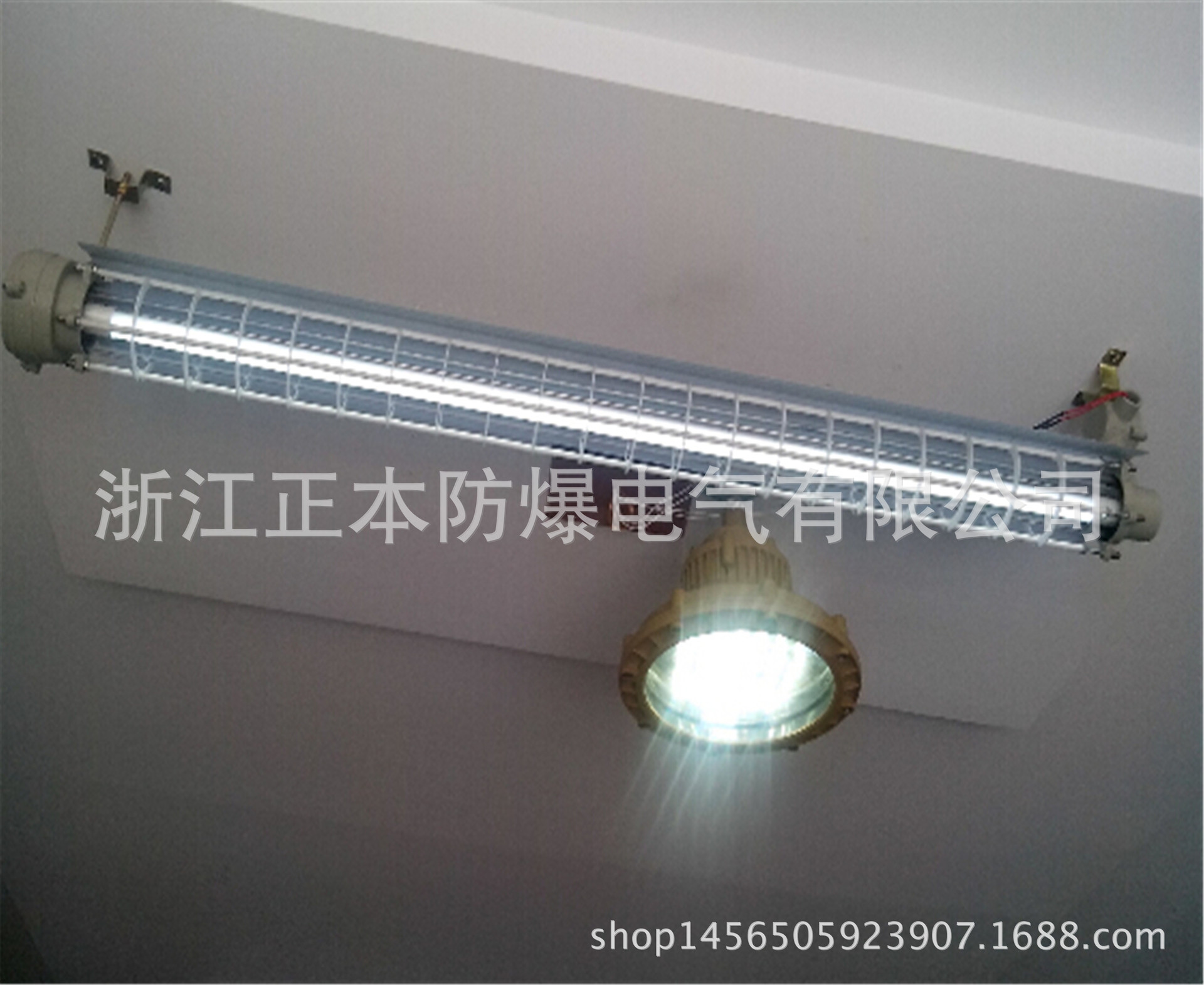 防爆荧光灯2*40w吊杆式日光灯 - 中国照明批发交易网