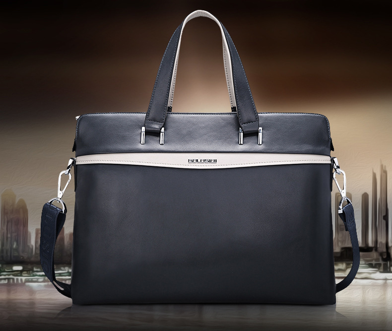 批发真皮男士皮包男包手提包公文包头层牛皮商务包休闲一件代发