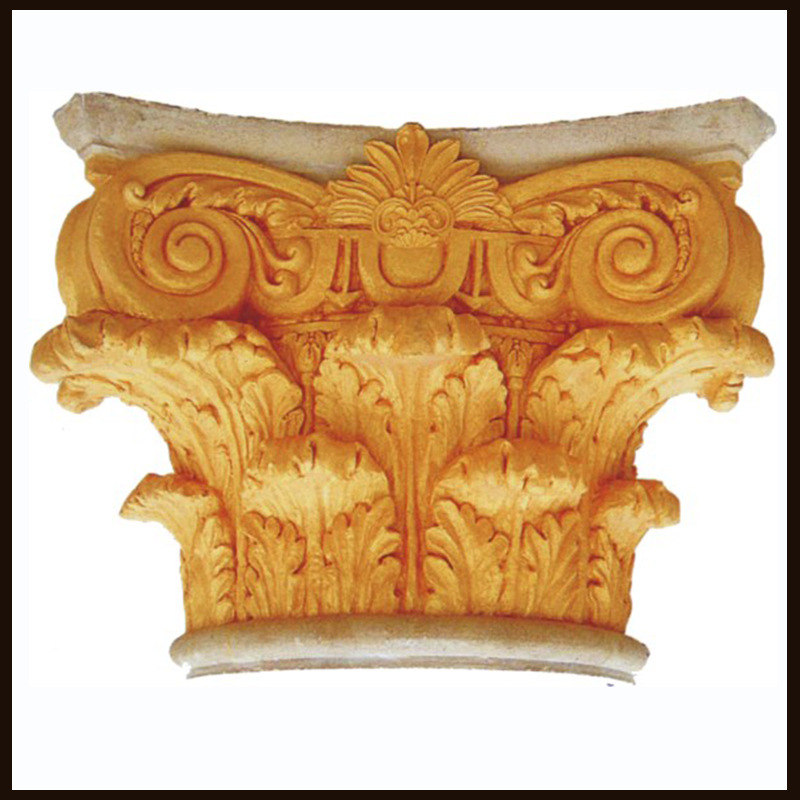 广东批发定制 欧式装修罗马柱头 石材雕花浮雕梁托柱头