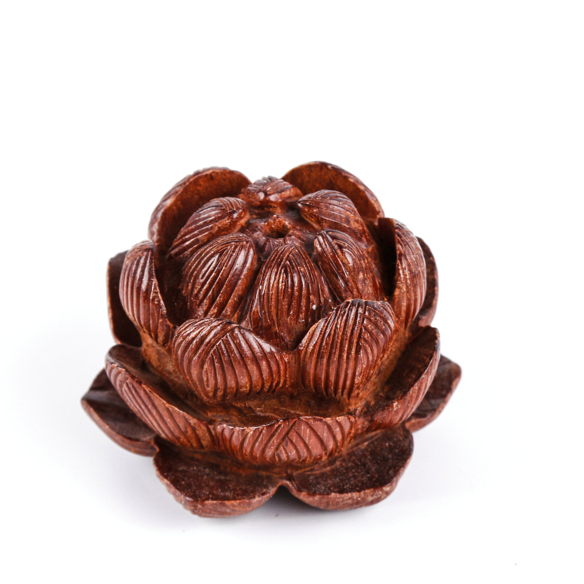 手工工艺品木雕莲花 大莲花创意莲花木质雕刻木工艺品批发