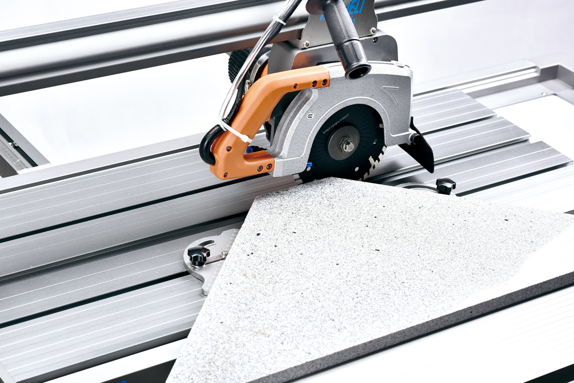 万德力瓷砖石材切割机 qz1200 便携电动切割5cm瓷砖石材切割机