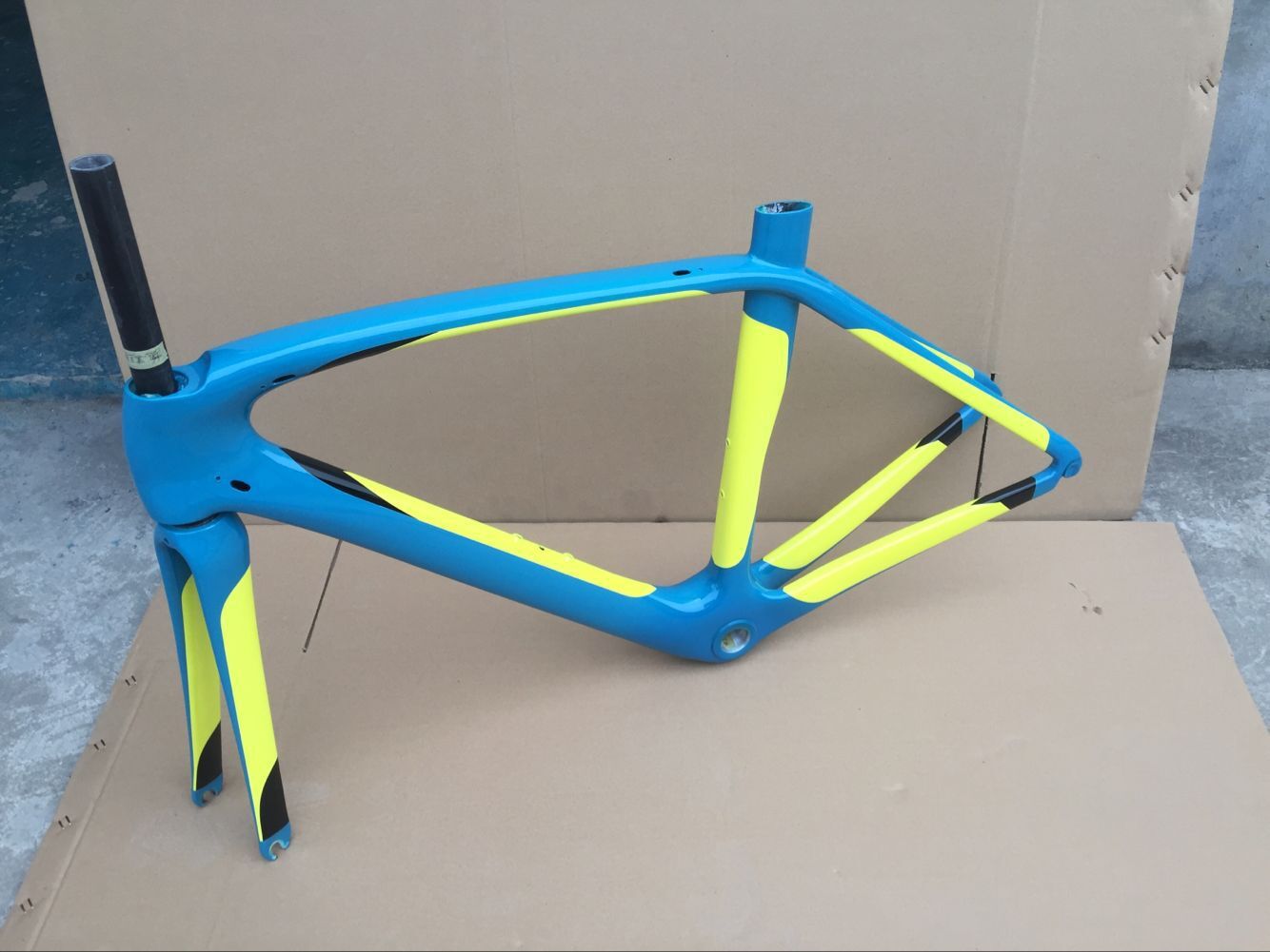 rxlsl碳纤维破风超轻公路车架 车架碳