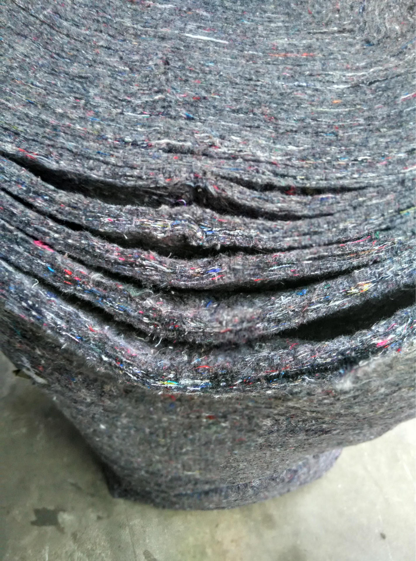 绿色杂棉杂色棉回收棉隔音棉汽车隔音材料杂棉