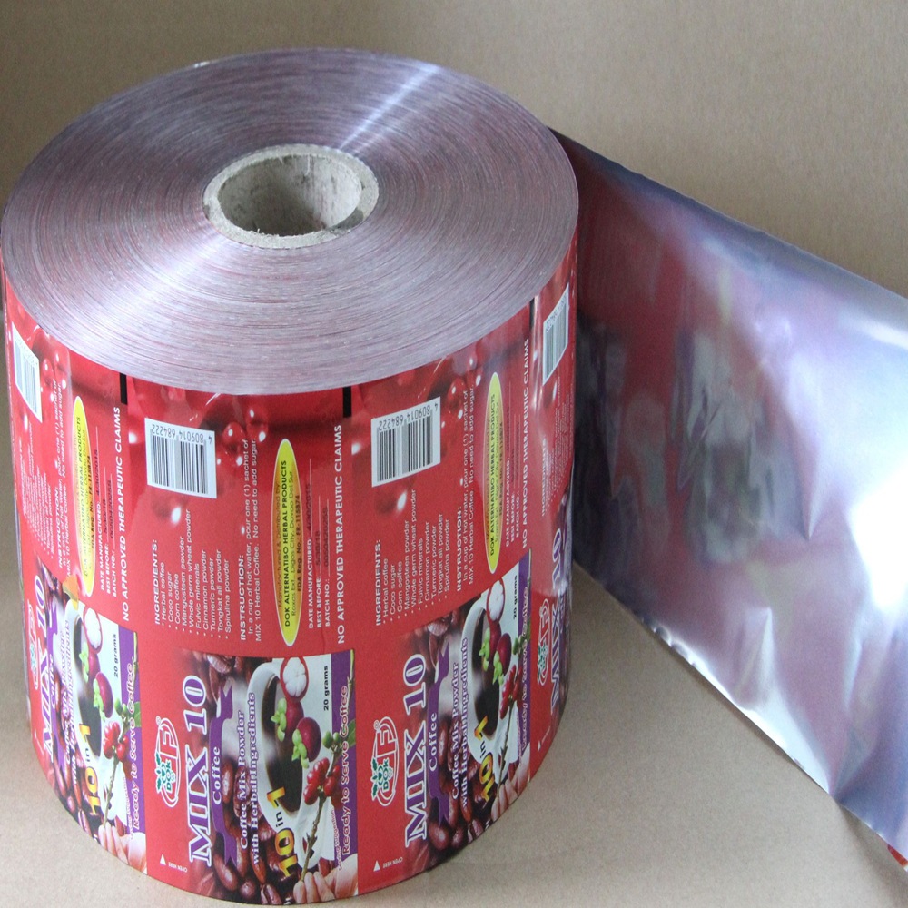 铝箔印刷卷膜 食品自动包装卷膜 定制印刷logo