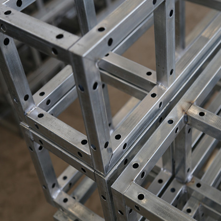 镀锌方管桁架钢铁桁架 定制舞台背景架折叠桁架 方管小桁架批发